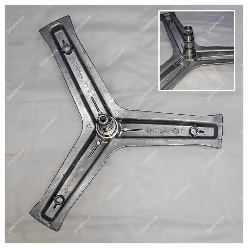 HAIER FRONT LOADER WASHING MACHINE DRUM SPIDER ARM  / HUB BRACKET / SHAFT SUPPORT