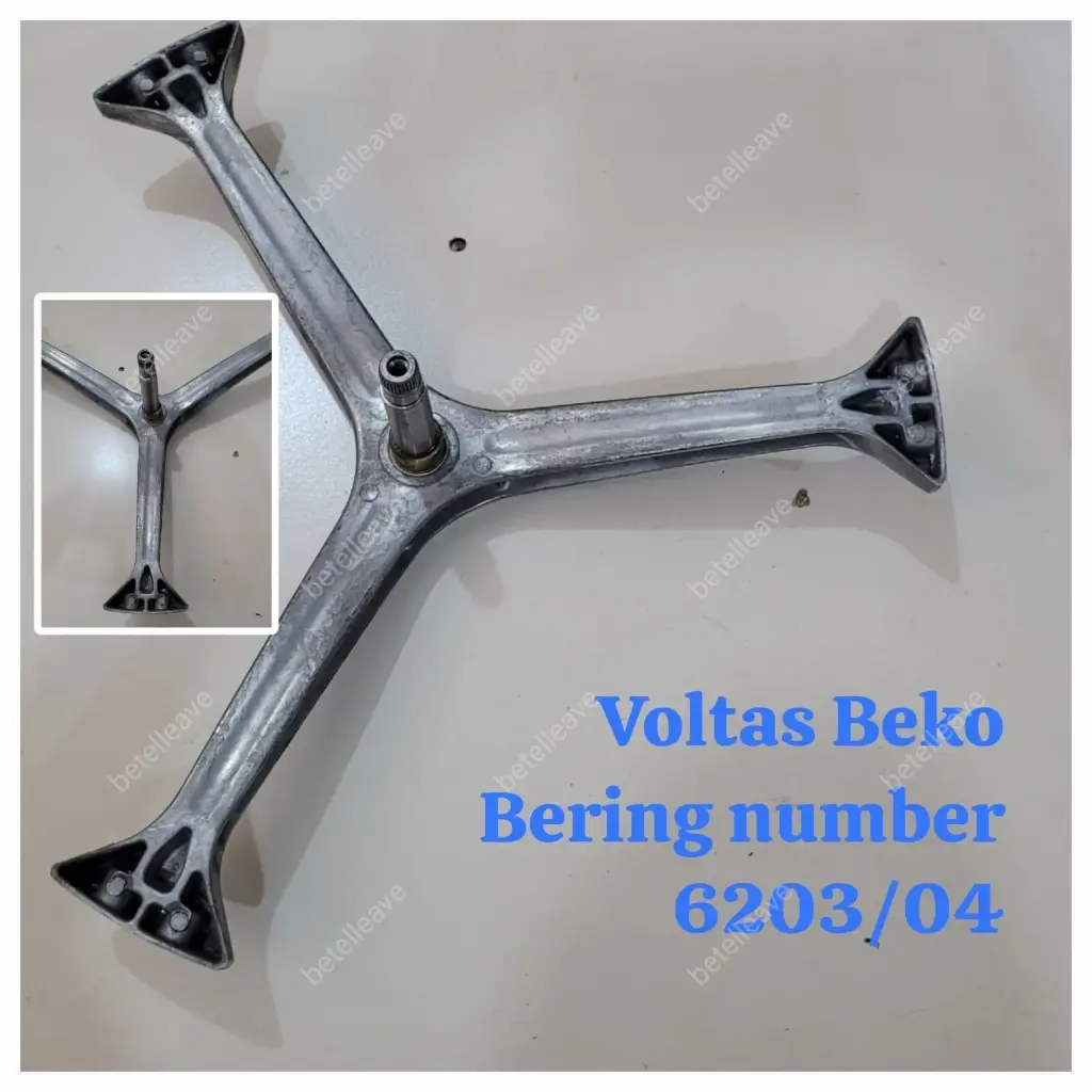 VOLTAS BEKO FRONT LOADER WASHING MACHINE DRUM SPIDER ARM  / HUB BRACKET / SHAFT SUPPORT