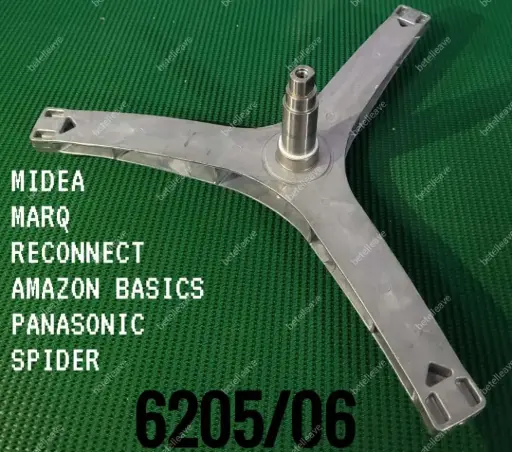 MIDEA / MARQ / RECONNECT AMAZON  BASIC / PANASONIC FRONT LOADER WASHING MACHINE DRUM SPIDER ARM  / HUB BRACKET / SHAFT SUPPORT